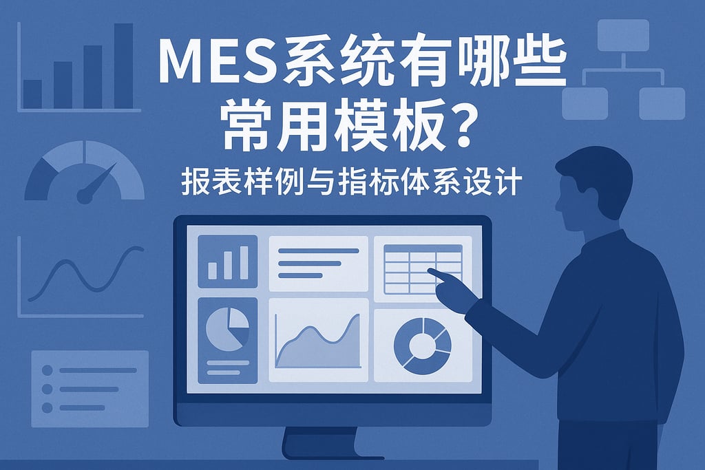 MES系统有哪些常用模板？报表样例与指标体系设计