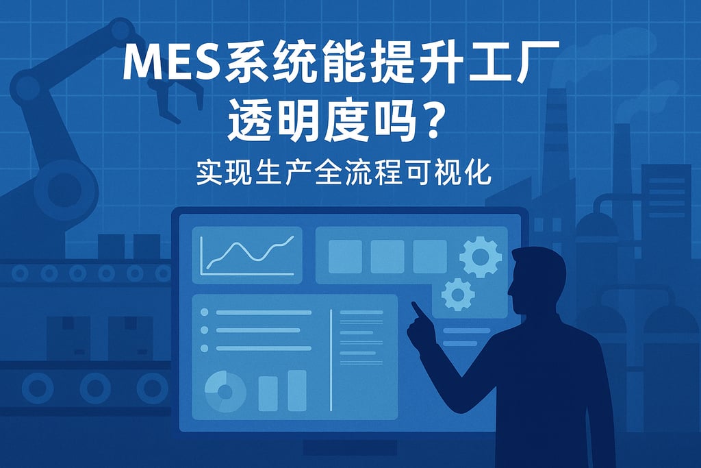 MES系统能提升工厂透明度吗？实现生产全流程可视化