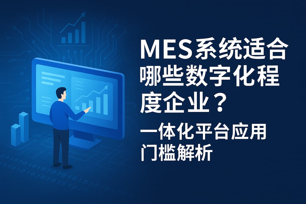 MES系统适合哪些数字化程度企业？一体化平台应用门槛解析