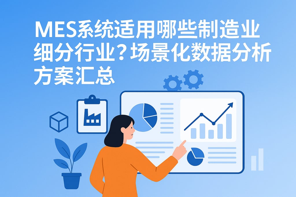 MES系统适用哪些制造业细分行业？场景化数据分析方案汇总