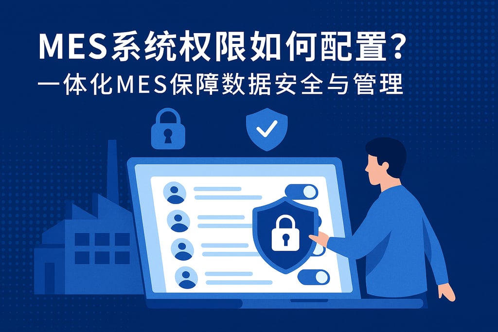 mes系统权限如何配置？一体化MES保障数据安全与管理