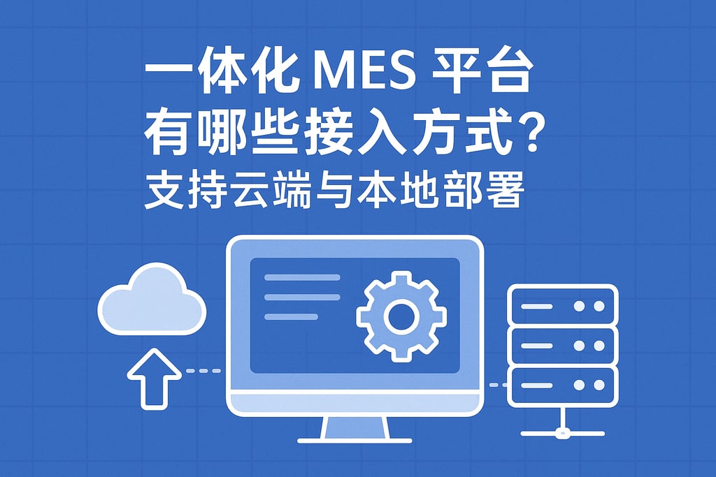 一体化MES平台有哪些接入方式？支持云端与本地部署