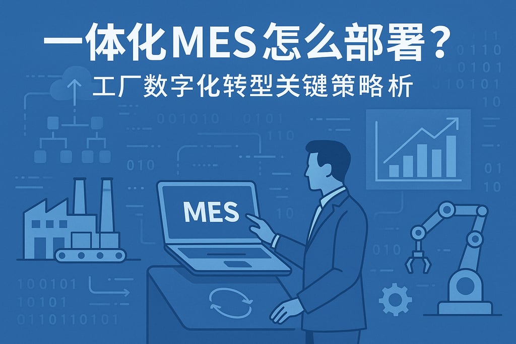 一体化MES怎么部署？工厂数字化转型关键策略解析