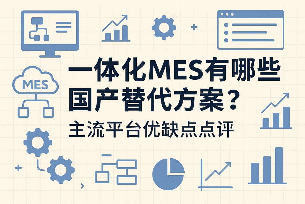 一体化MES有哪些国产替代方案？主流平台优缺点点评