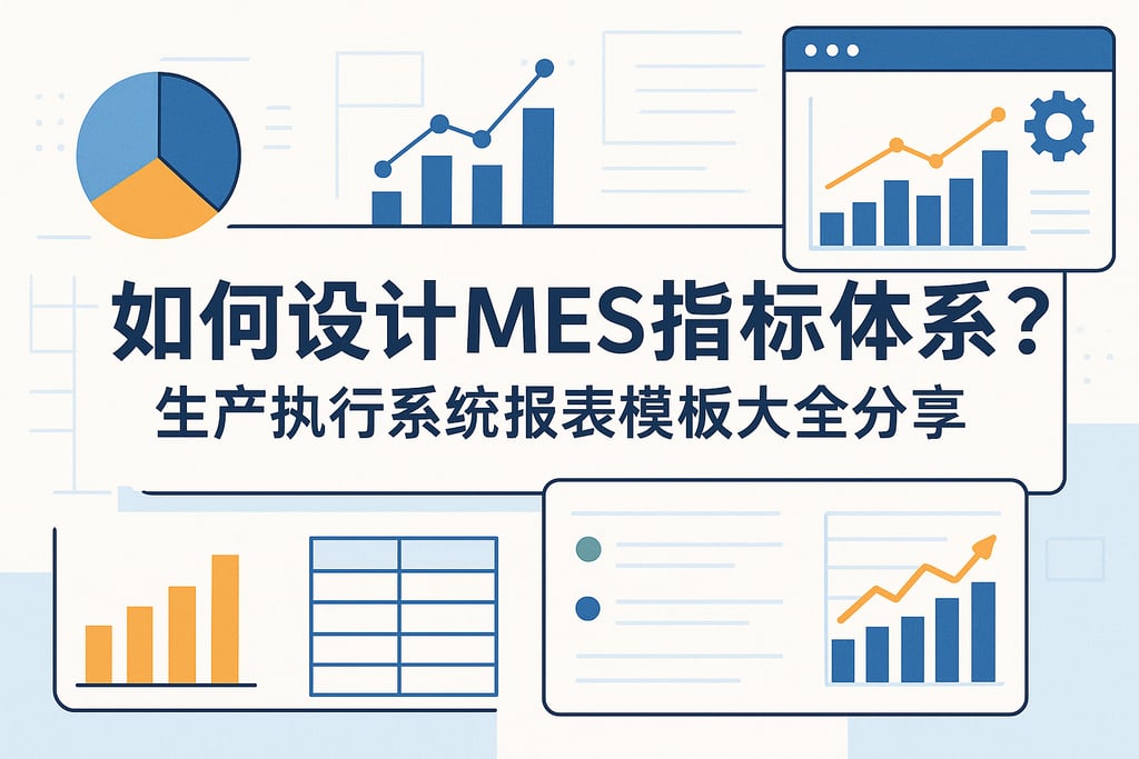 如何设计MES指标体系？生产执行系统报表模板大全分享