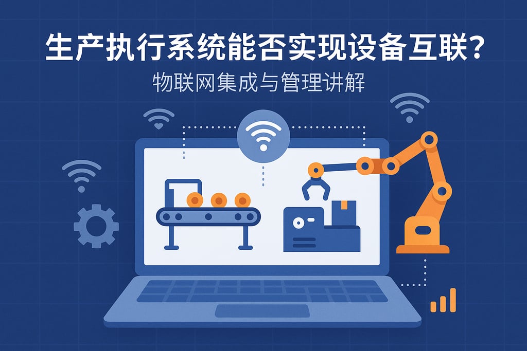 生产执行系统能否实现设备互联？物联网集成与管理讲解