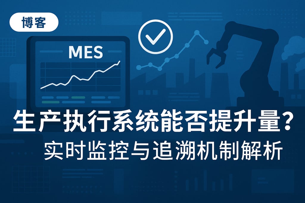 生产执行系统能否提升质量？实时监控与追溯机制解析
