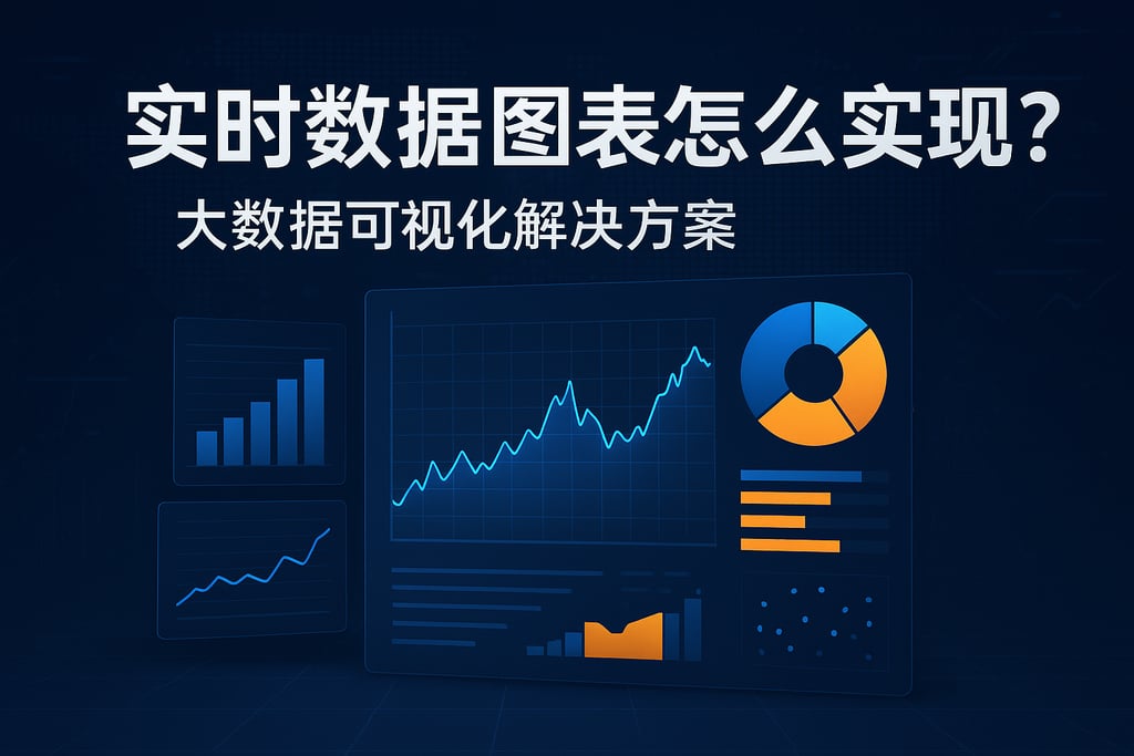 实时数据图表怎么实现？大数据可视化解决方案 - FineReport报表知识库