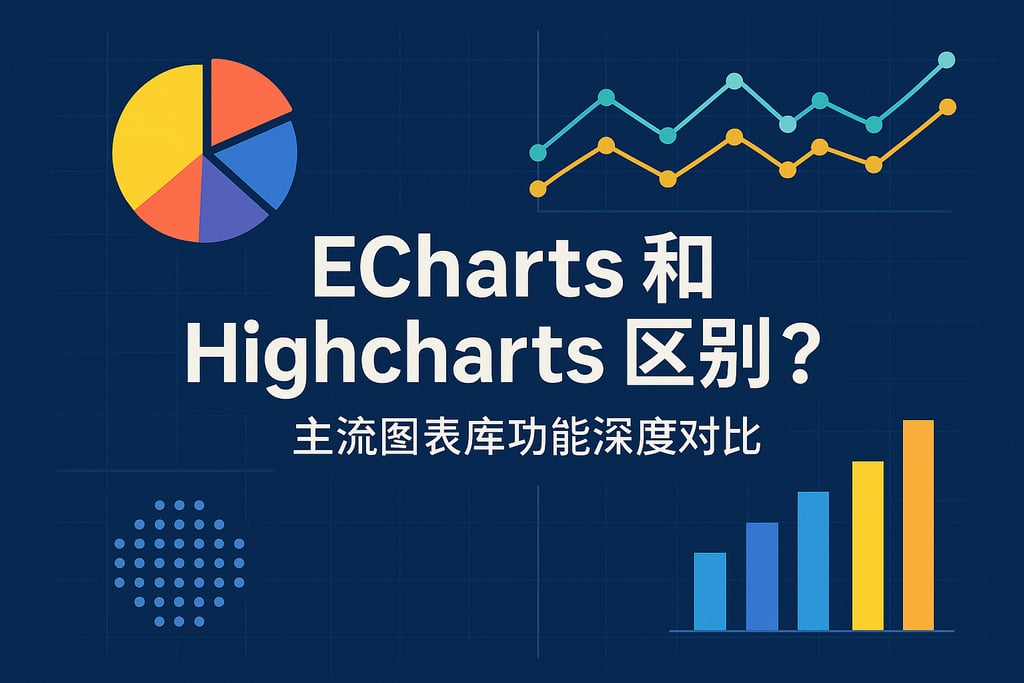 Echarts和Highcharts区别？主流图表库功能深度对比