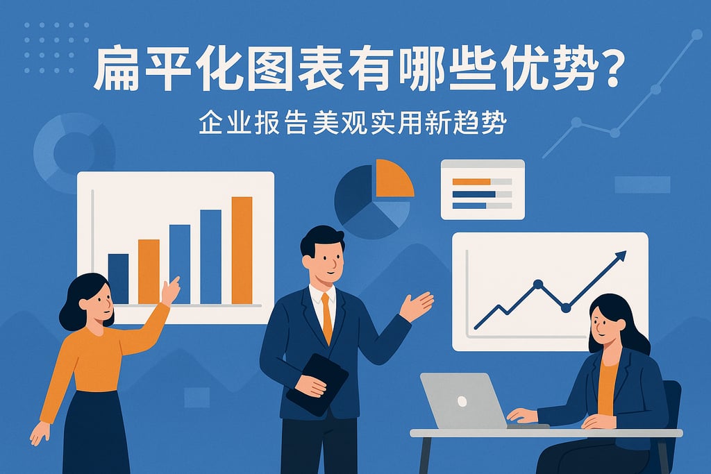 扁平化图表有哪些优势？企业报告美观实用新趋势