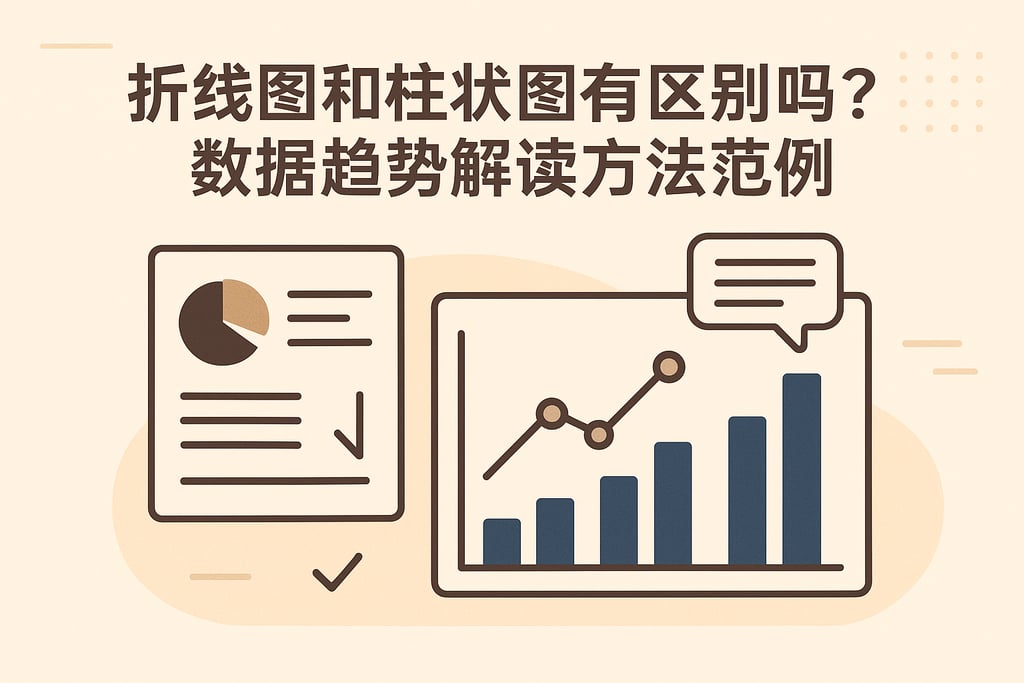 折线图和柱状图有区别吗？数据趋势解读方法范例