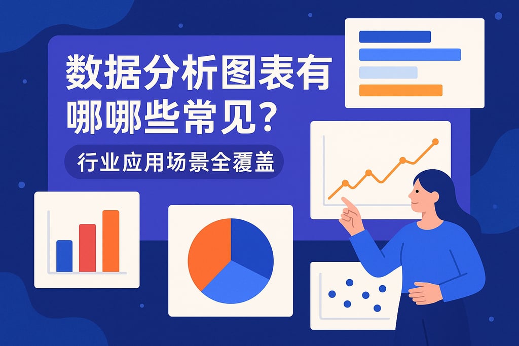 数据分析图表有哪些常见？行业应用场景全覆盖