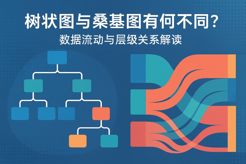 树状图与桑基图有何不同？数据流动与层级关系解读