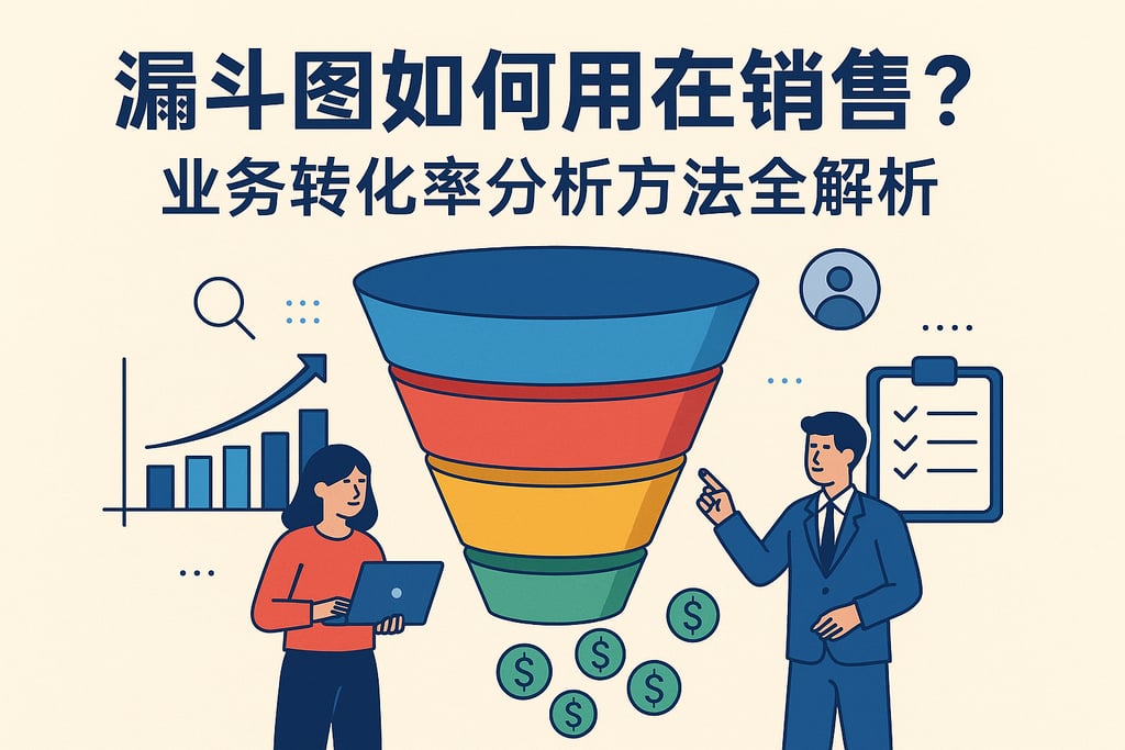漏斗图如何用在销售？业务转化率分析方法全解析