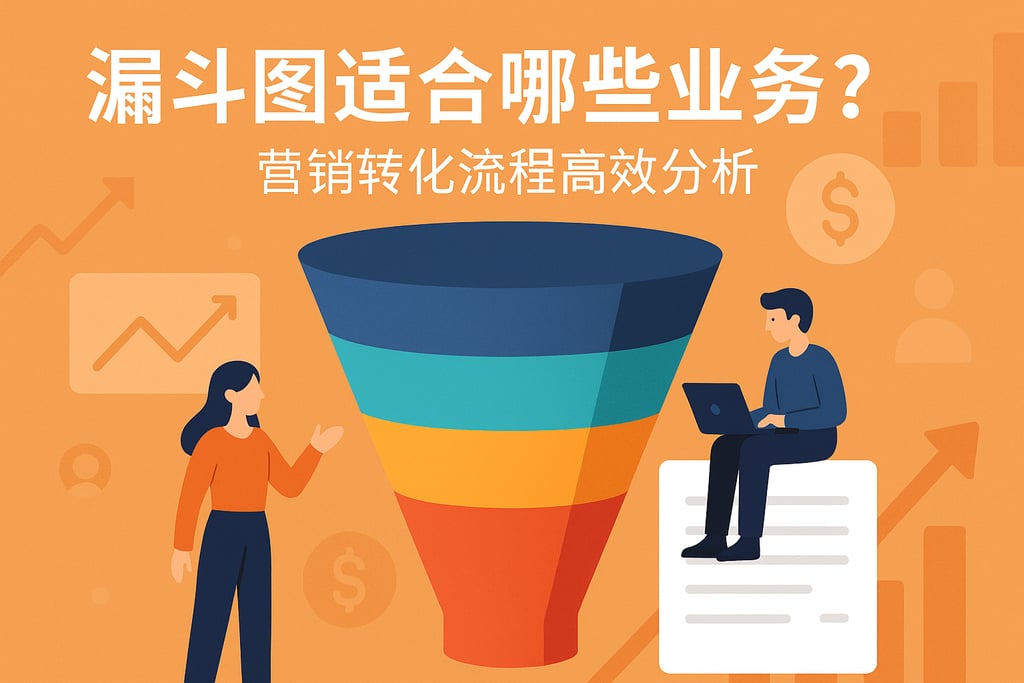 漏斗图适合哪些业务？营销转化流程高效分析