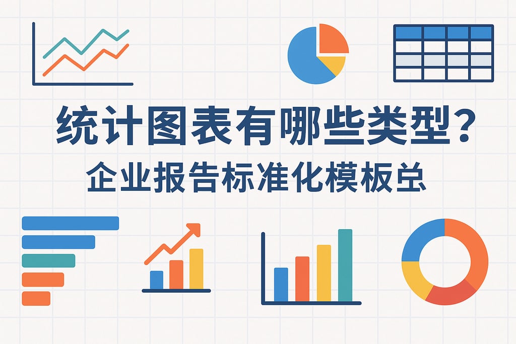 统计图表有哪些类型？企业报告标准化模板汇总