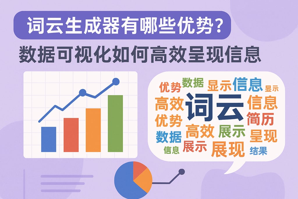 词云生成器有哪些优势？数据可视化如何高效呈现信息