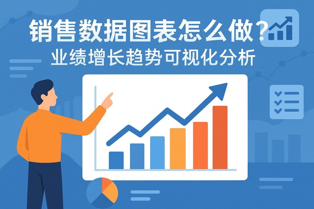 销售数据图表怎么做？业绩增长趋势可视化分析