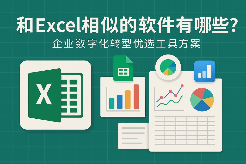 和Excel相似的软件有哪些？企业数字化转型推荐优选工具方案 - FineReport报表知识库