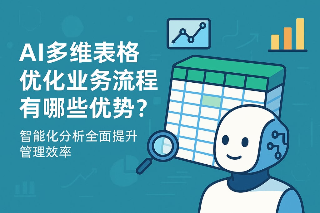 AI多维表格优化业务流程有哪些优势？智能化分析全面提升管理效率