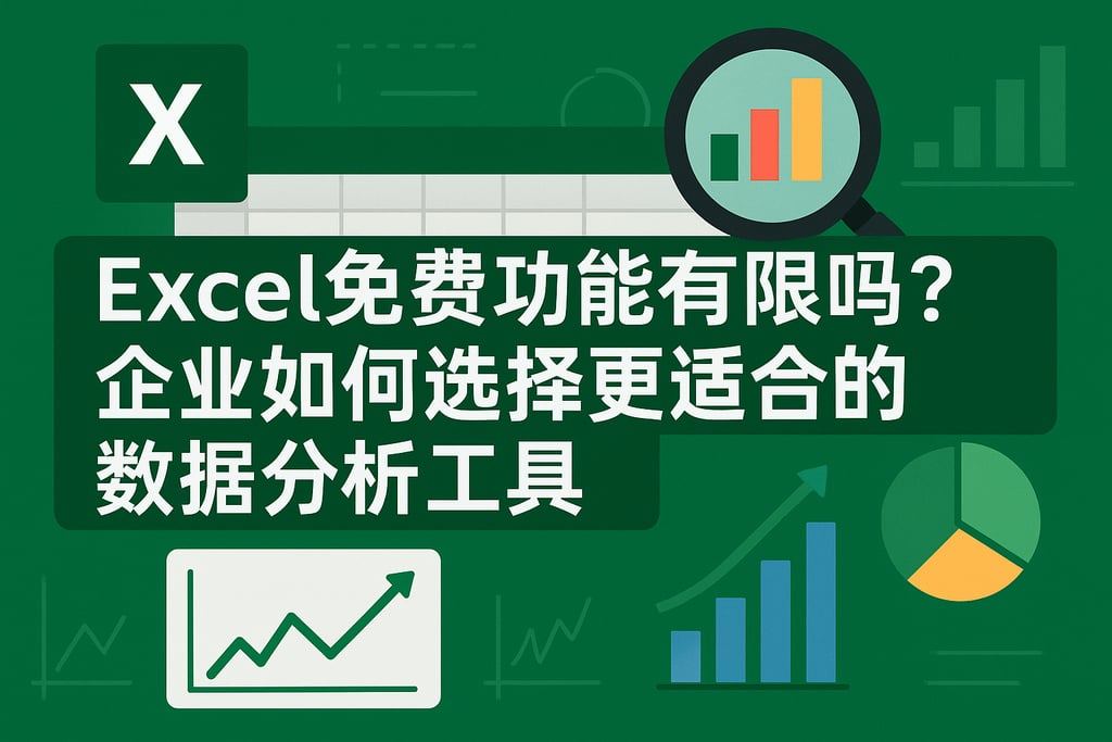 Excel免费功能有限吗？企业如何选择更适合的数据分析工具