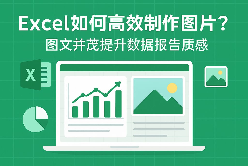 Excel如何高效制作图片？图文并茂提升数据报告质感