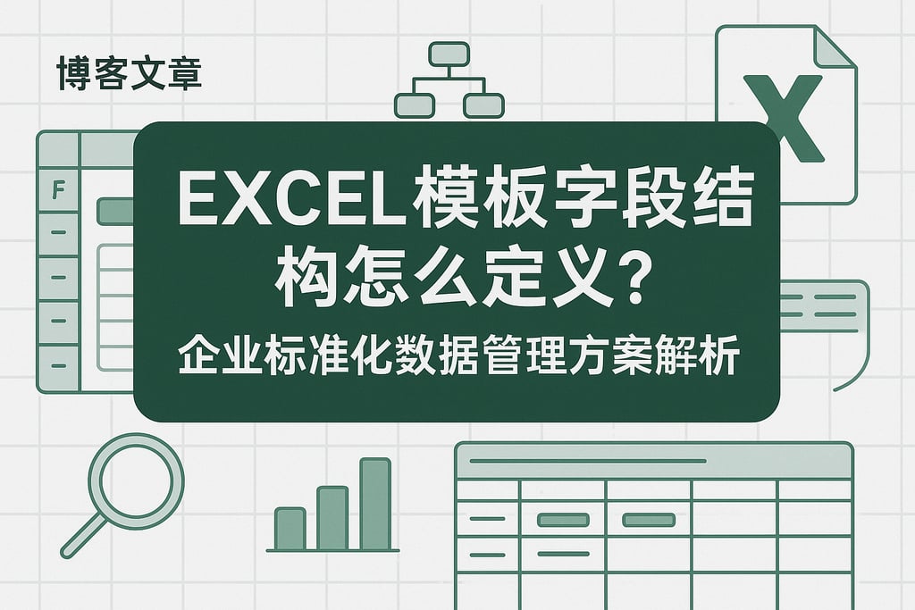 Excel模板字段结构怎么定义？企业标准化数据管理方案解析