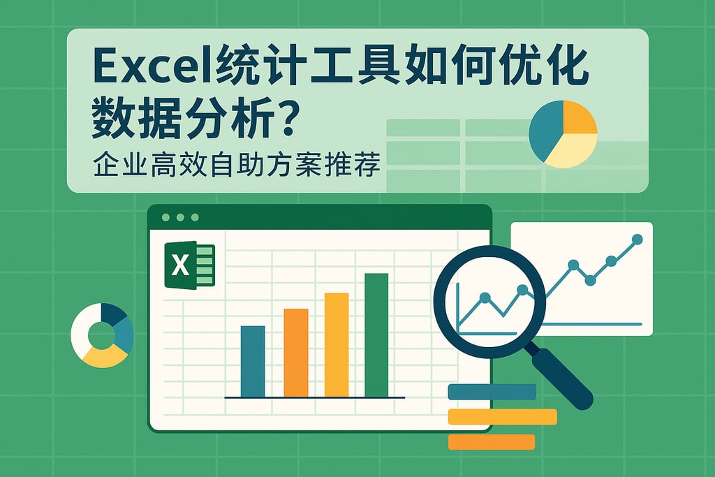 Excel统计工具如何优化数据分析？企业高效自助方案推荐