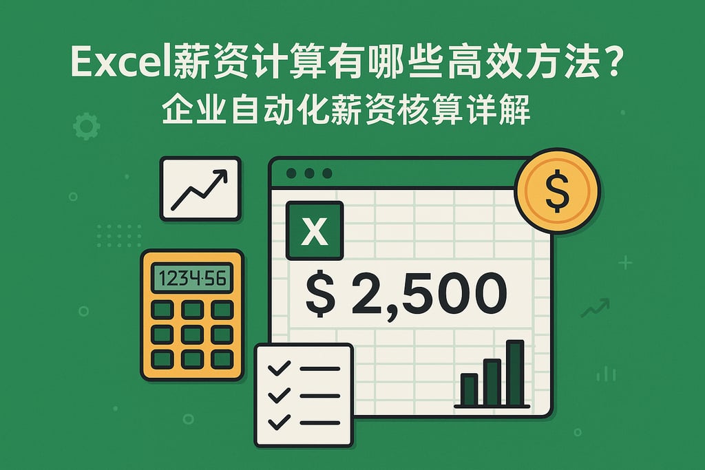 Excel薪资计算有哪些高效方法？企业自动化薪资核算详解