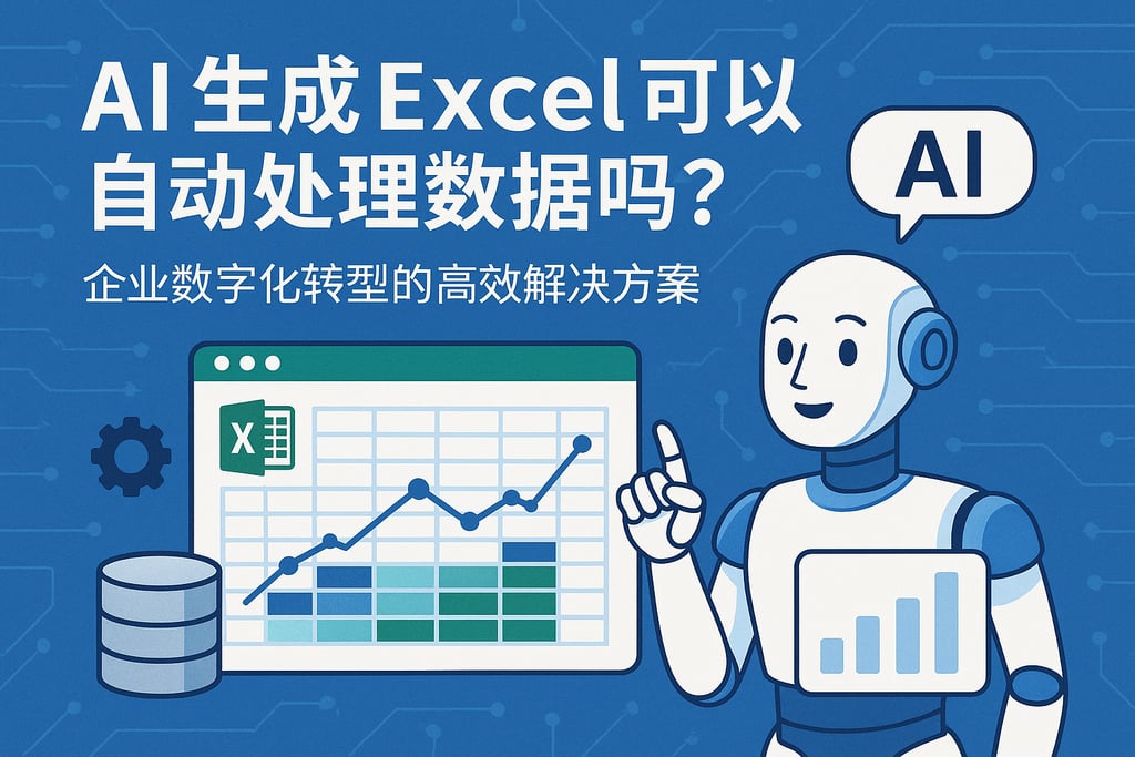 ai生成excel可以自动处理数据吗？企业数字化转型的高效解决方案