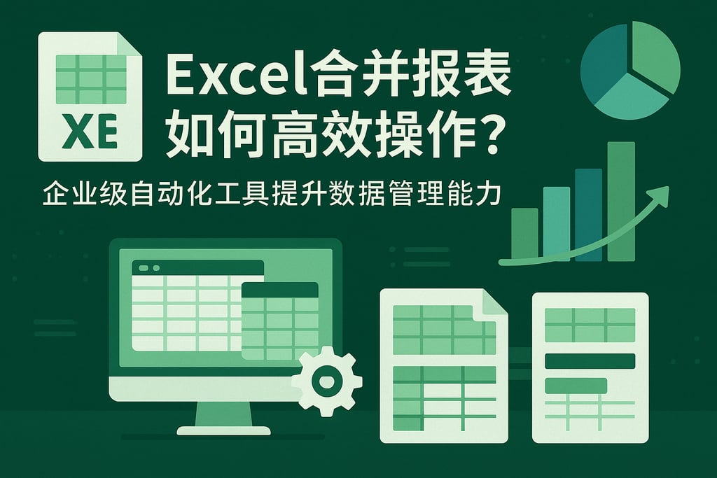 excel合并报表如何高效操作？企业级自动化工具提升数据管理能力