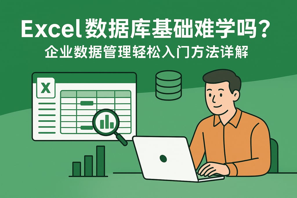 excel数据库基础难学吗？企业数据管理轻松入门方法详解