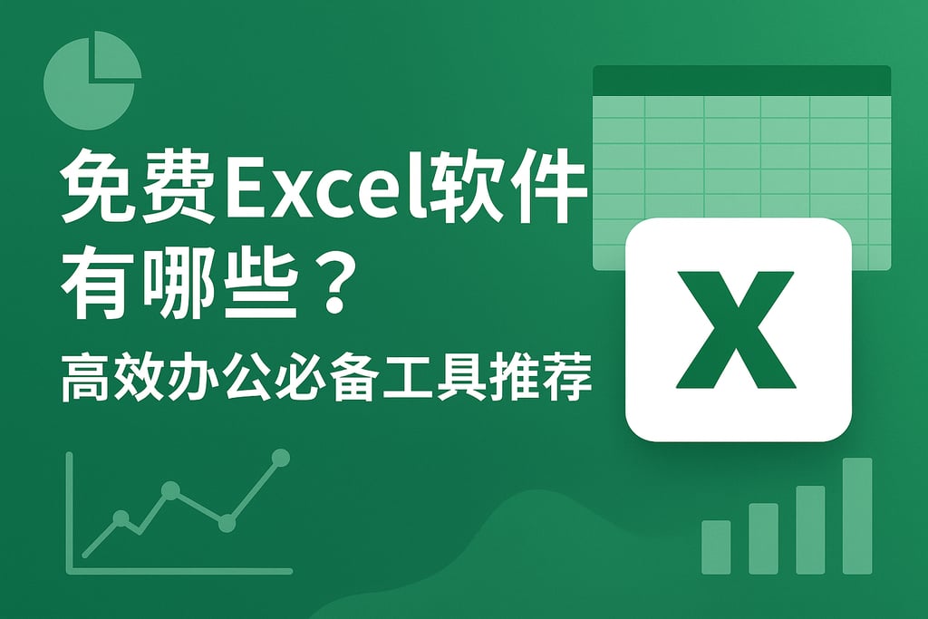 免费Excel软件有哪些？高效办公必备工具推荐
