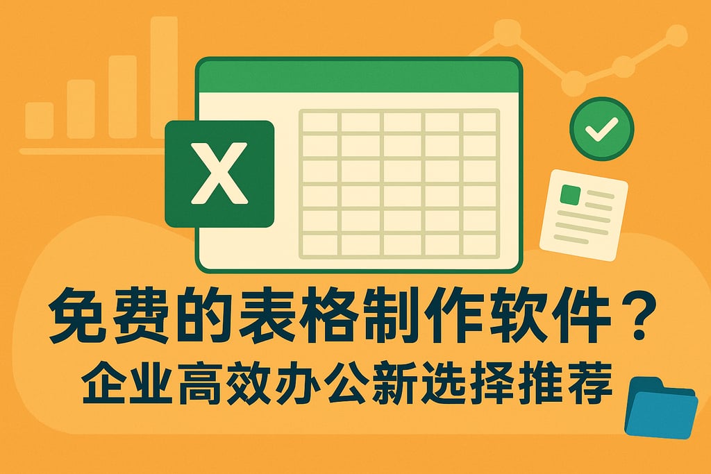免费的表格制作软件有哪些？企业高效办公新选择推荐
