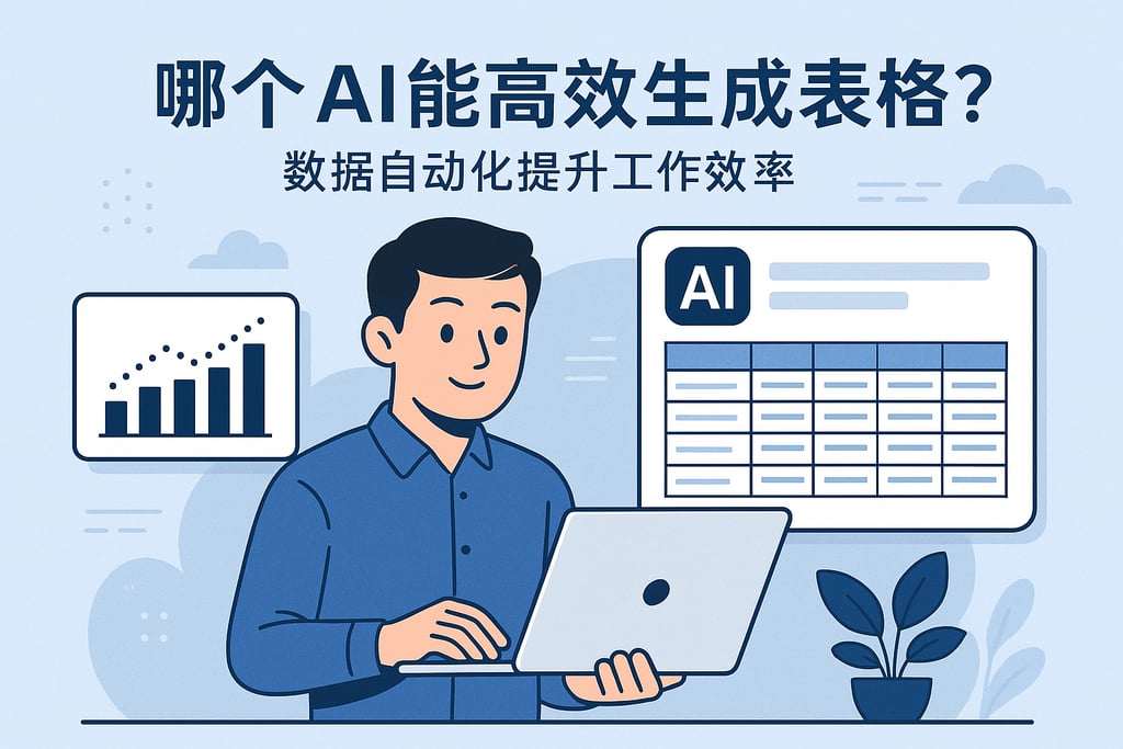 哪个AI能高效生成表格？数据自动化提升工作效率
