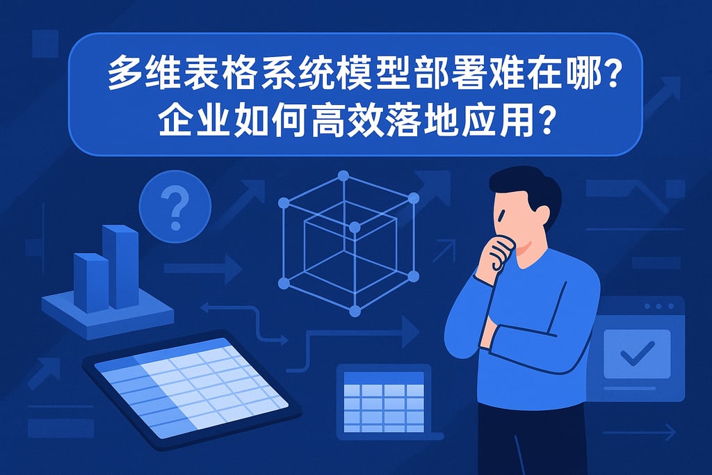 多维表格系统模型部署难在哪？企业如何高效落地应用？