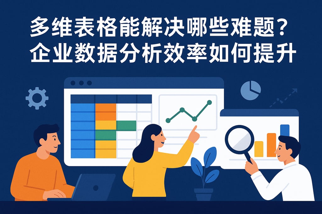 多维表格能解决哪些难题？企业数据分析效率如何提升