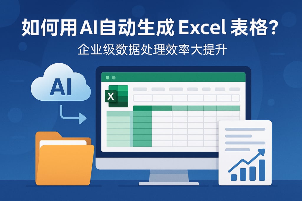 如何用AI自动生成Excel表格？企业级数据处理效率大提升