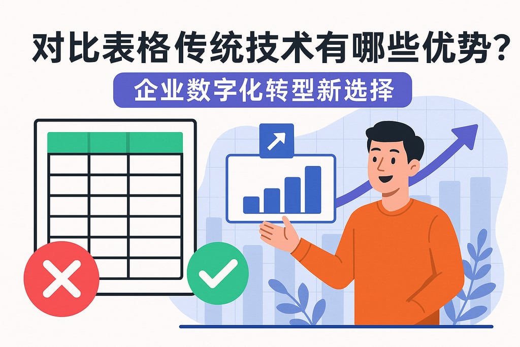 对比表格传统技术有哪些优势？企业数字化转型新选择