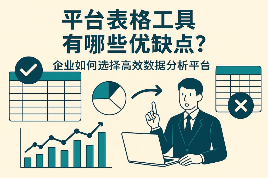 平台表格工具有哪些优缺点？企业如何选择高效数据分析平台
