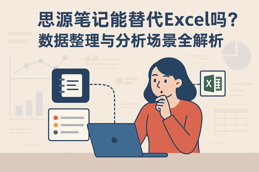 思源笔记能替代Excel吗？数据整理与分析场景全解析