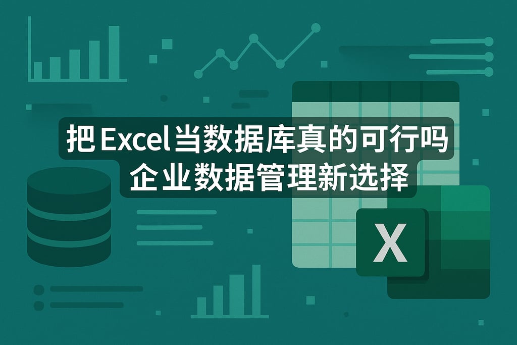 把Excel当成数据库真的可行吗？企业数据管理新选择
