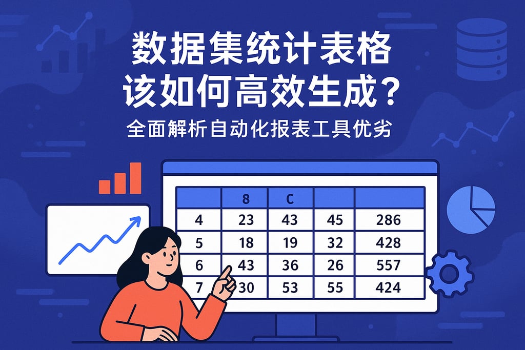 数据集统计表格该如何高效生成？全面解析自动化报表工具优劣