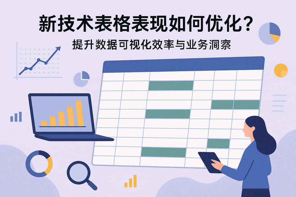 新技术表格表现如何优化？提升数据可视化效率与业务洞察