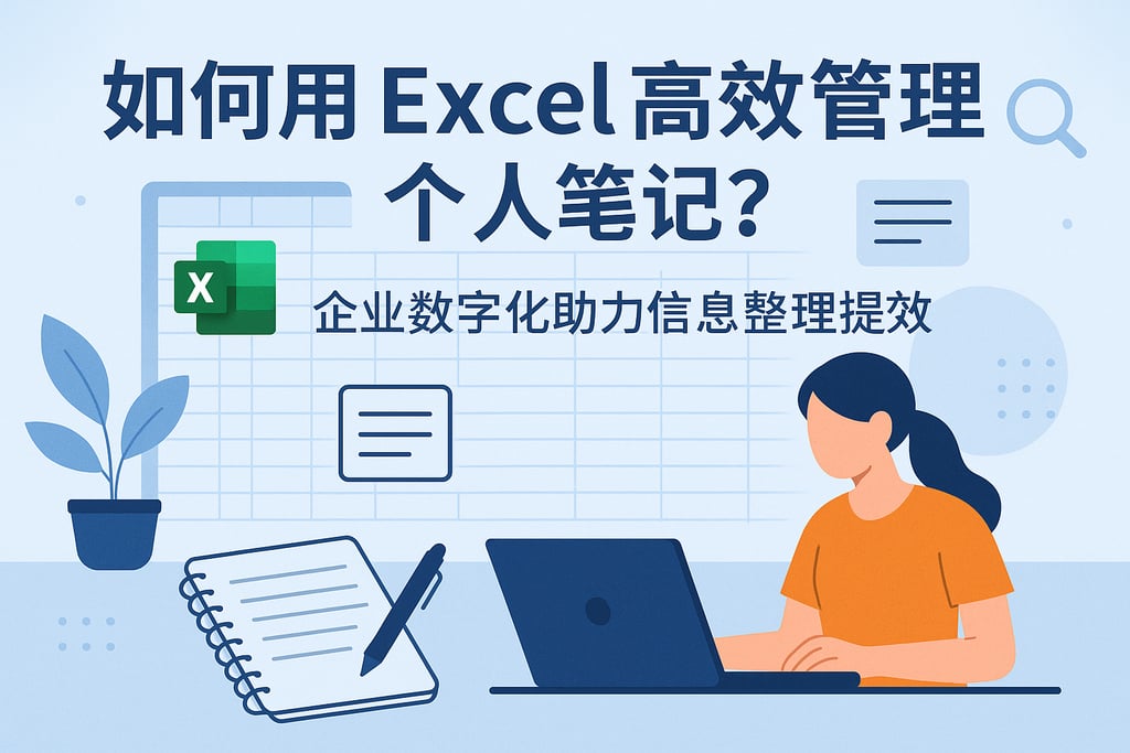 用Excel如何高效管理个人笔记？企业数字化助力信息整理提效