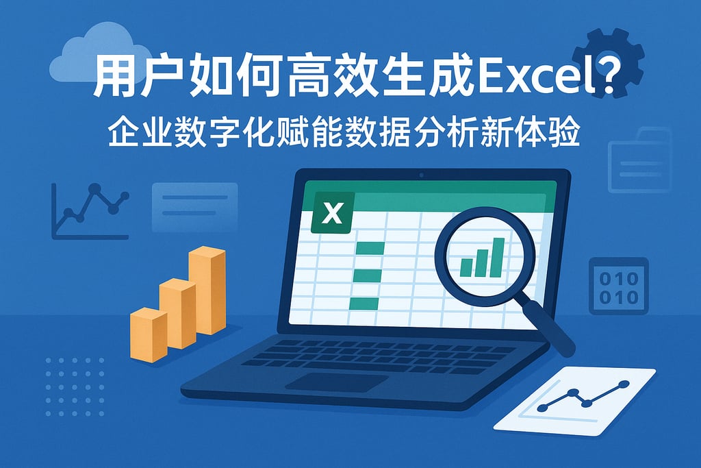 用户如何高效生成Excel？企业数字化赋能数据分析新体验