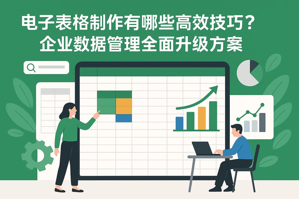 电子表格制作有哪些高效技巧？企业数据管理全面升级方案