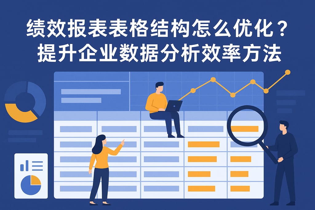 绩效报表表格结构怎么优化？提升企业数据分析效率方法