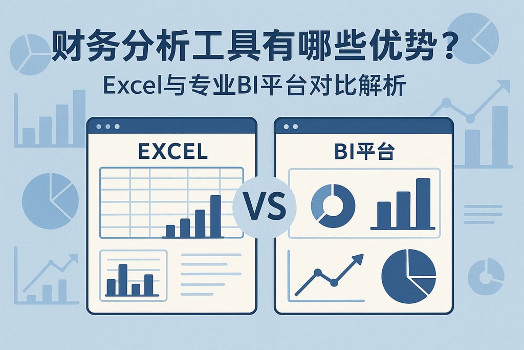 财务分析工具有哪些优势？Excel与专业BI平台对比解析