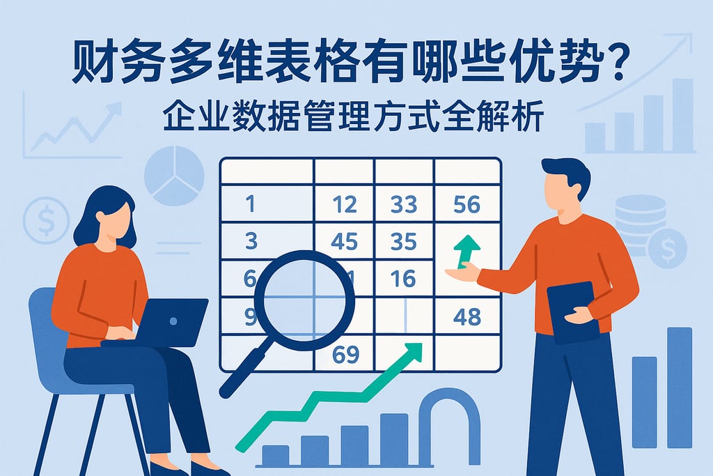 财务多维表格有哪些优势？企业数据管理方式全解析